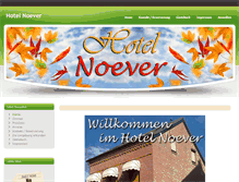 Tablet Screenshot of hotel-noever.de